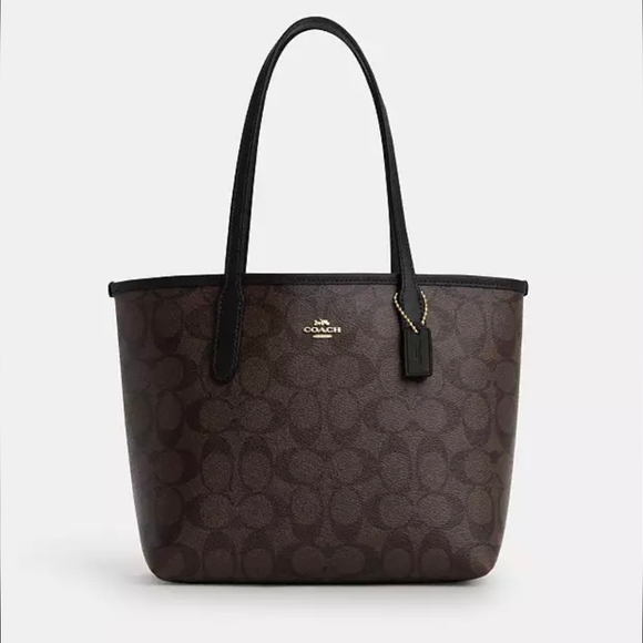 Coach...Mini City Tote Bag - Picture 2 of 4